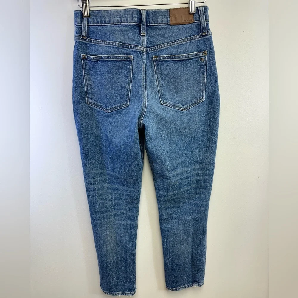 MADEWELL Do Well The High-Rise Slim Boyjean in Lavern Wash Size 26